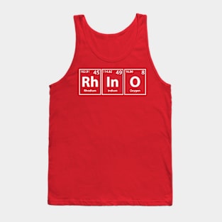 Rhino (Rh-In-O) Periodic Elements Spelling Tank Top